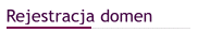Rejestracja domen